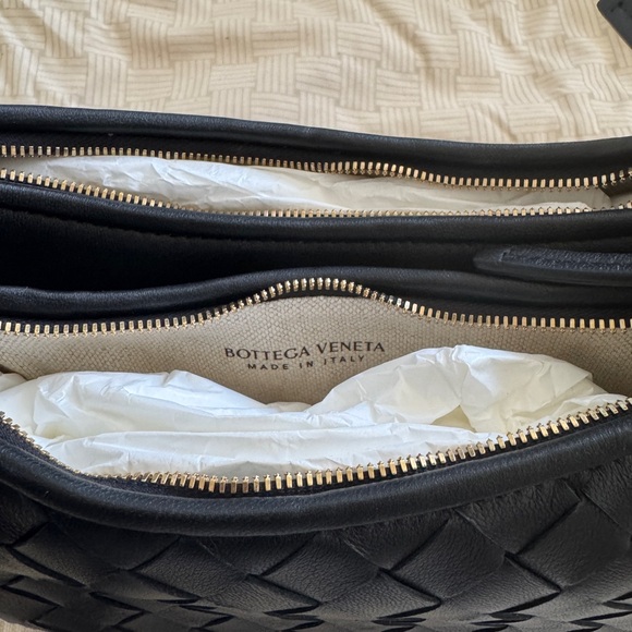 NWT Bottega Veneta Gemelli Messenger Shoulder Bag Black - Picture 10 of 13